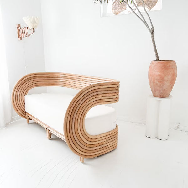 Cane & Rattan Furniture - Couch - Hazel