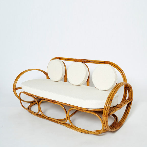 Cane & Rattan Furniture - Couch - Snowy