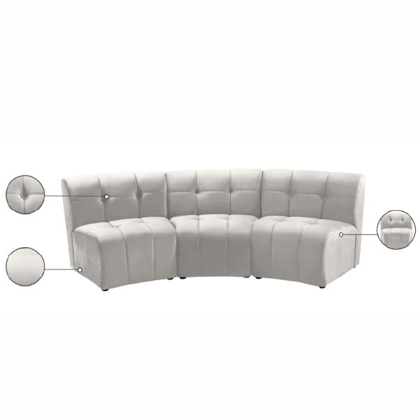 Fully Upholstered Indoor Furniture - Sofa Set - Autun