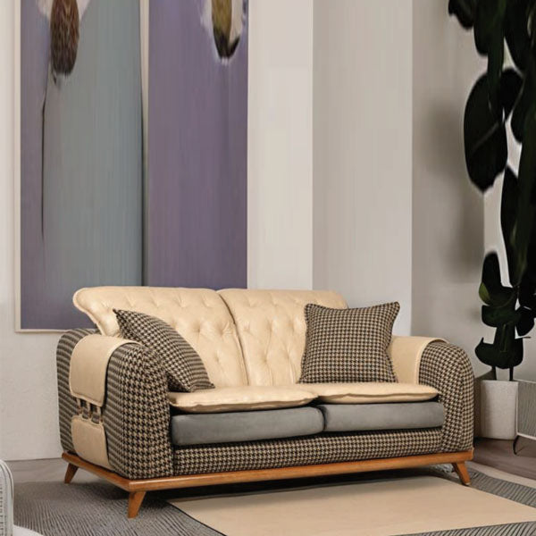 Fully Upholstered Indoor Furniture - Sofa Set - FALCON