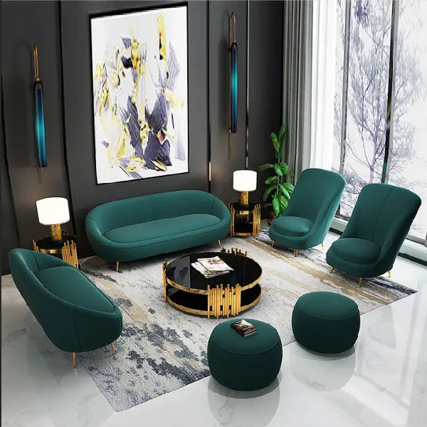 Fully Upholstered Indoor Furniture - Sofa Set - Waverly