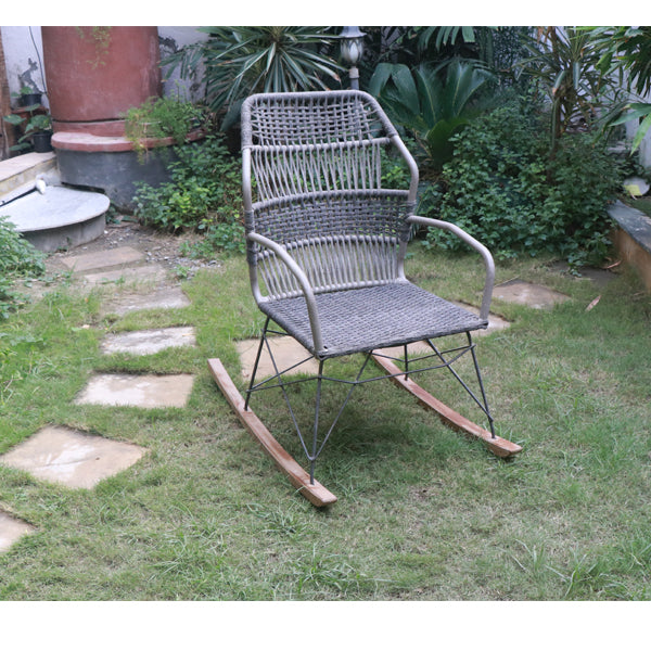 Outdoor Furniture Braid And Rope Rocking Chairs - Custom Chair - Ready Stock Sale