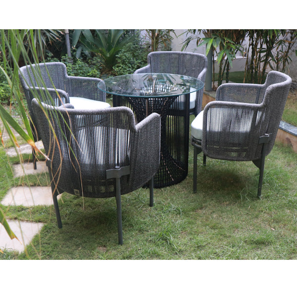 Outdoor Furniture Braided & Rope Coffee Chair - Mateo - Ready Stock Sale