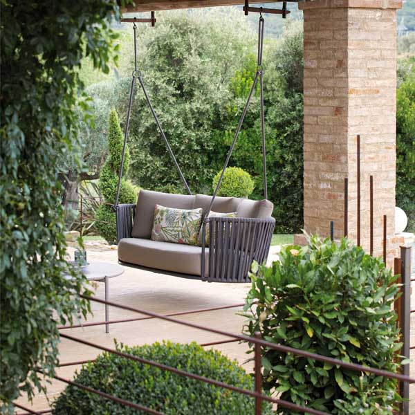 Outdoor Furniture Braided & Rope Swing - Deck