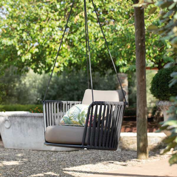Outdoor Furniture Braided & Rope Swing - Deck