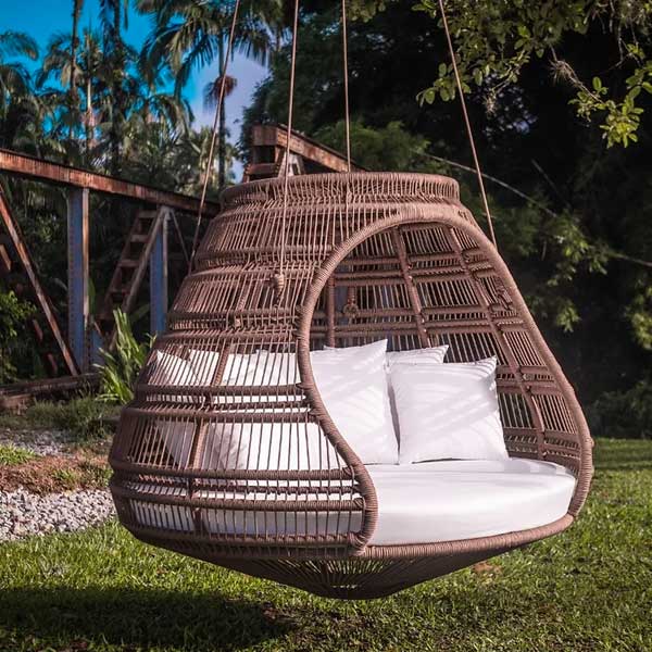 Outdoor Furniture Braided & Rope Swing - Orson