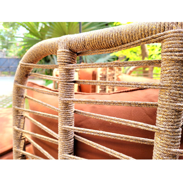 Outdoor Furniture Braided, Rope & Cord, Sofa - Oyster Leaf - Ready Stock Sale