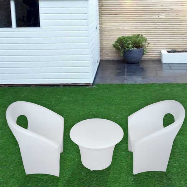 Outdoor Led Neon Glow Furniture - Coffee Set- Acube