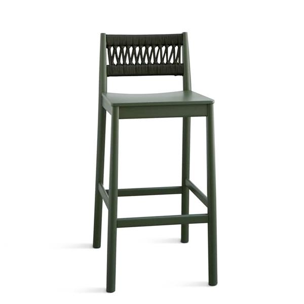 Outdoor Braided & Rope Bar Chair - Transat 908