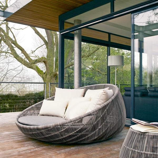 Outdoor Braided & Rope Canopy Daybed - Pristine