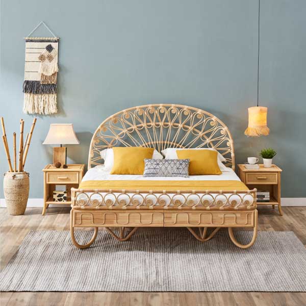 Cane & Rattan Furniture - Bed - Daisy