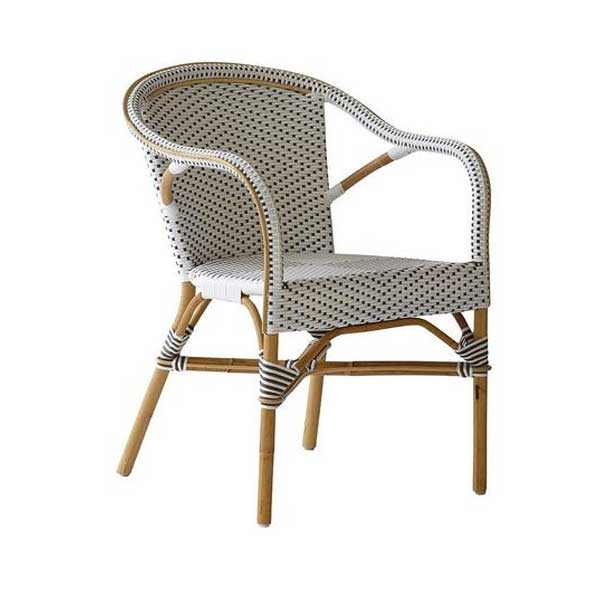 Classic French Bistro Cane & Wicker Furniture - Coffee Chair - Benine