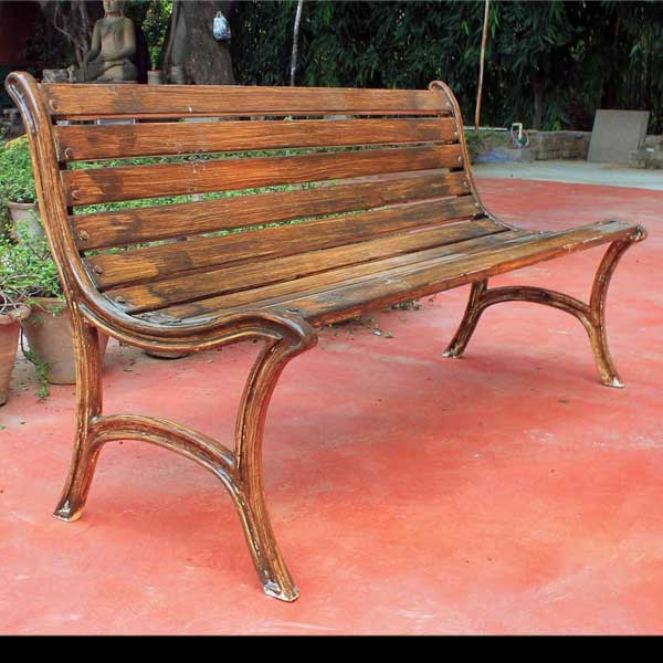 Cast Alluminum Outdoor Furniture - Garden Bench - Belaru 