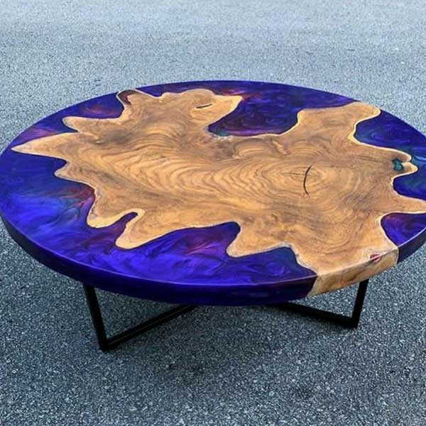 Epoxy Resin Furniture - Coffee Table - Round