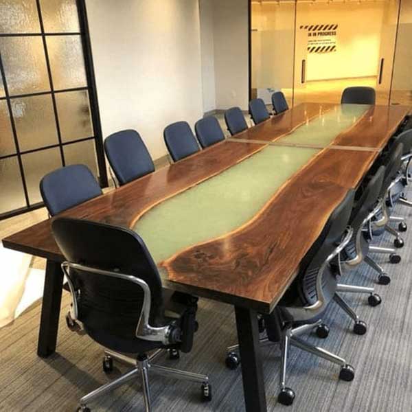 Epoxy Resin Furniture - Office Conference Table - Babine