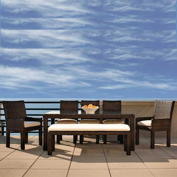 Outdoor Furniture - Garden Bench & Table - Feriha