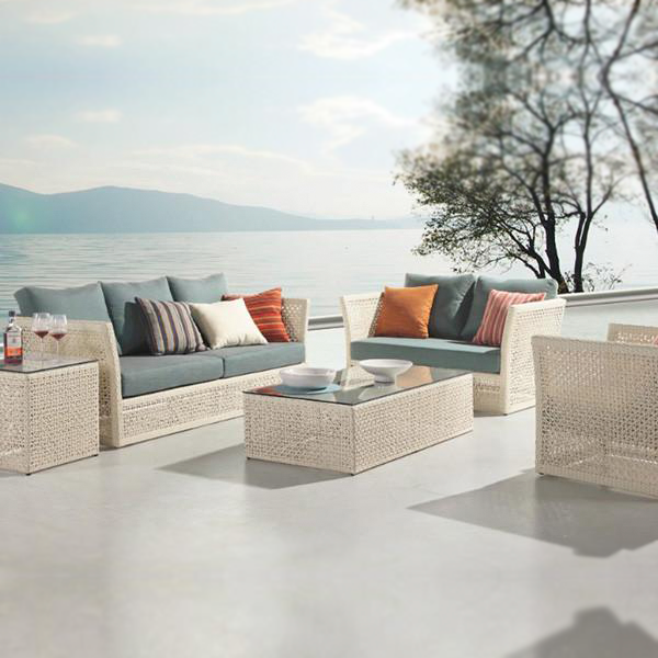 Outdoor Furniture - Wicker Sofa - Caribbean