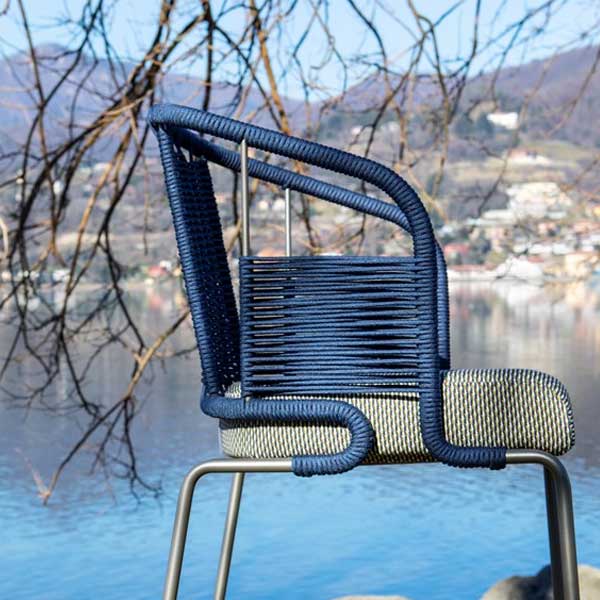 Outdoor Braided, Rope & Cord Bar Chair - Marco