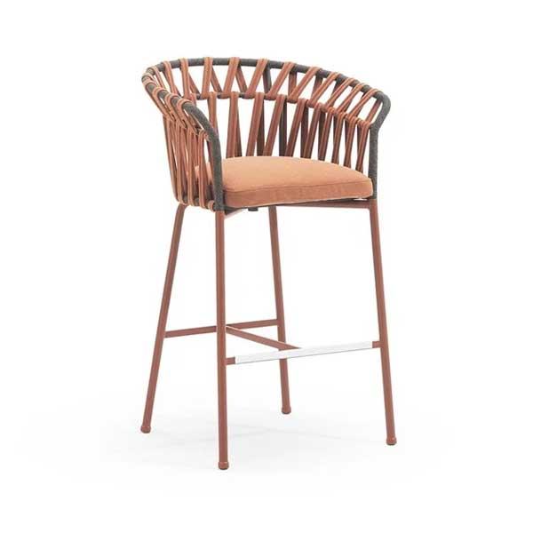 Outdoor Braided, Rope & Cord Bar Chair - Fantasia 