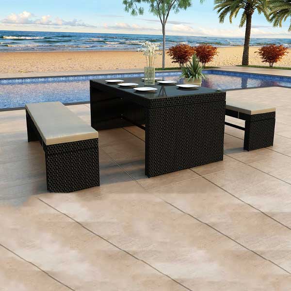 Outdoor Furniture - Garden Bench & Table - Skelly