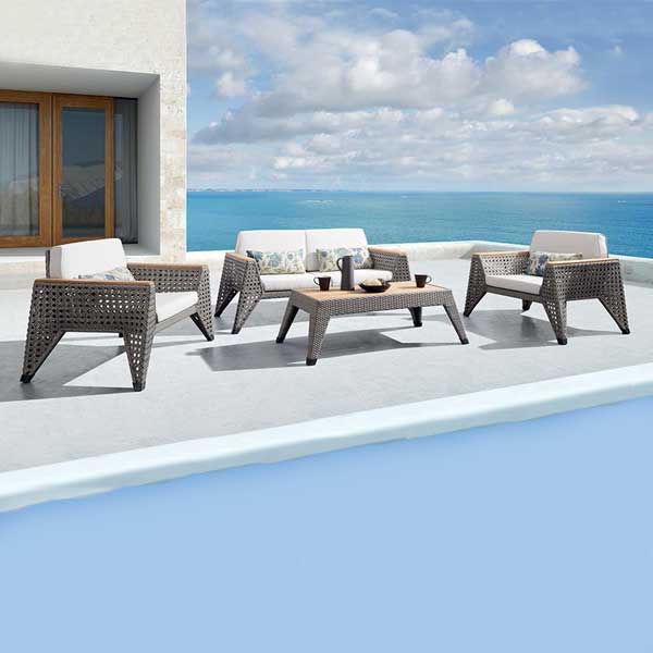 Outdoor Furniture - Wicker Sofa - Charles