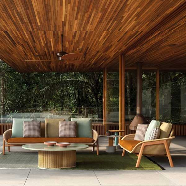 Outdoor Furniture - Wicker Sofa - Laosca