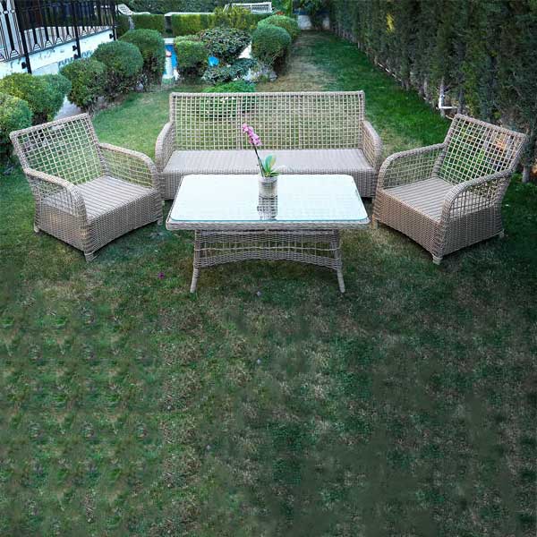 Outdoor Furniture - Wicker Sofa - Syeneo
