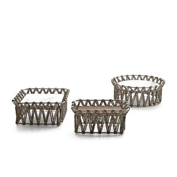 Outdoor Furniture Patio Braid & Rope Coffee Table & Center Table - Deneme