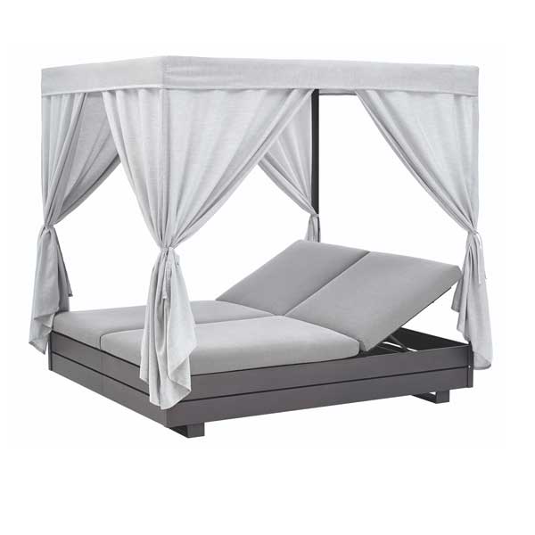Outdoor Wood & Aluminum - Daybed - Boxe