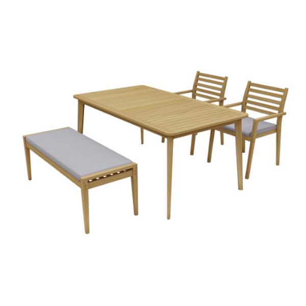 Outdoor Wood - Dining Set - Cadre