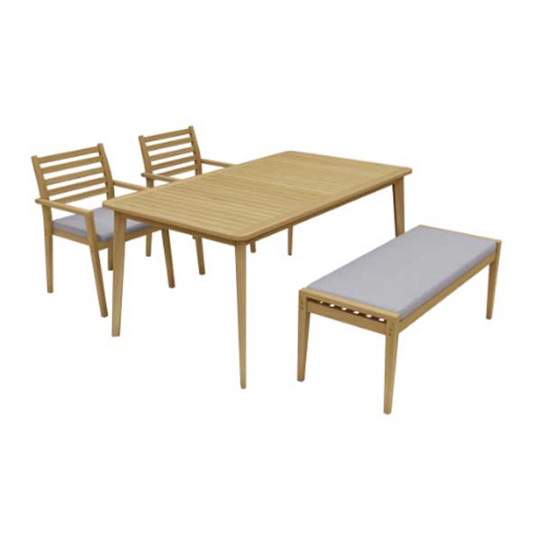 Outdoor Wood - Dining Set - Cadre