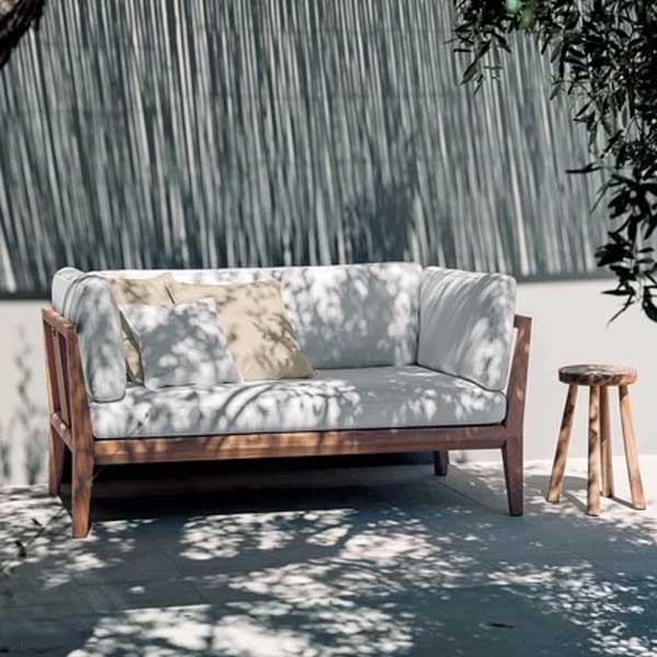 Outdoor Wood - Sofa Set - Canvas