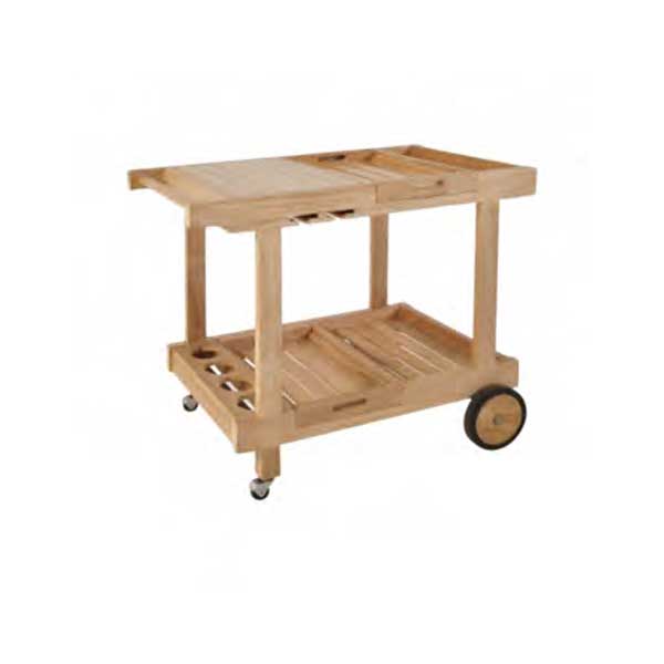 Outdoor Wooden Serving Trolley - Alley