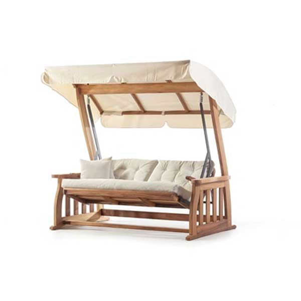 Outdoor Wooden Two Seater Swing - Falcon