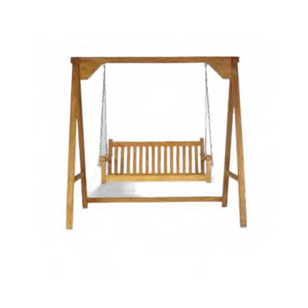 Outdoor Wooden Two Seater Swing - Gardenia