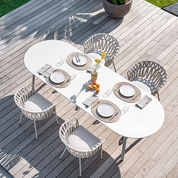  Outdoor Braided & Rope Coffee Set - Fantasia