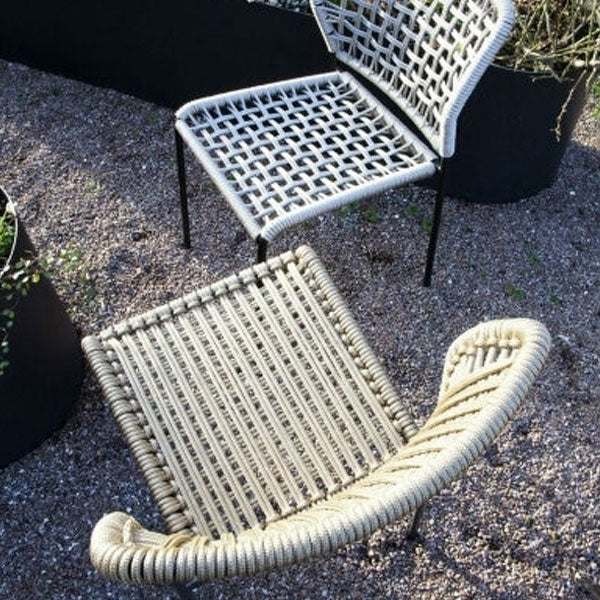  Outdoor Braided & Rope Coffee Set - Glasgow