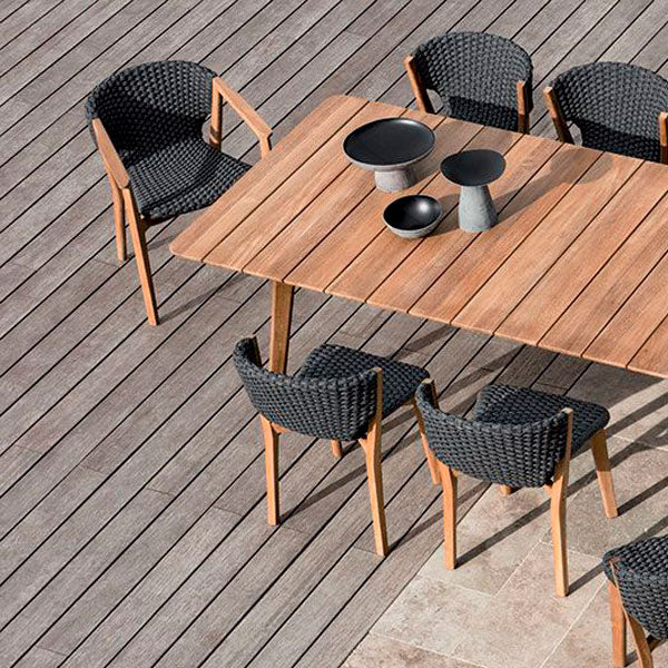 Outdoor Braided & Rope Coffee Set - Sactional