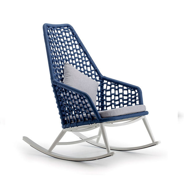 Outdoor Furniture Braid And Rope Rocking Chairs - Artic