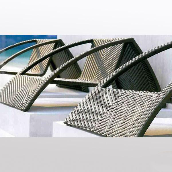 Outdoor Wicker Easy Lazy Chair - Star