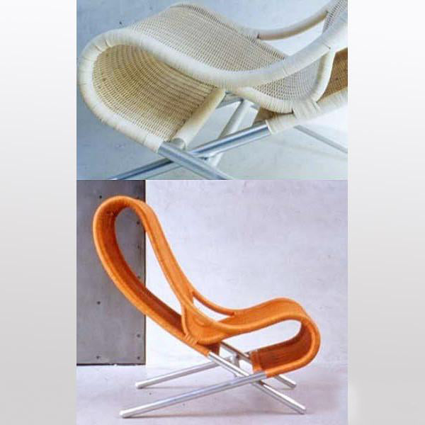 Outdoor Furniture - Easy Chair - Orange