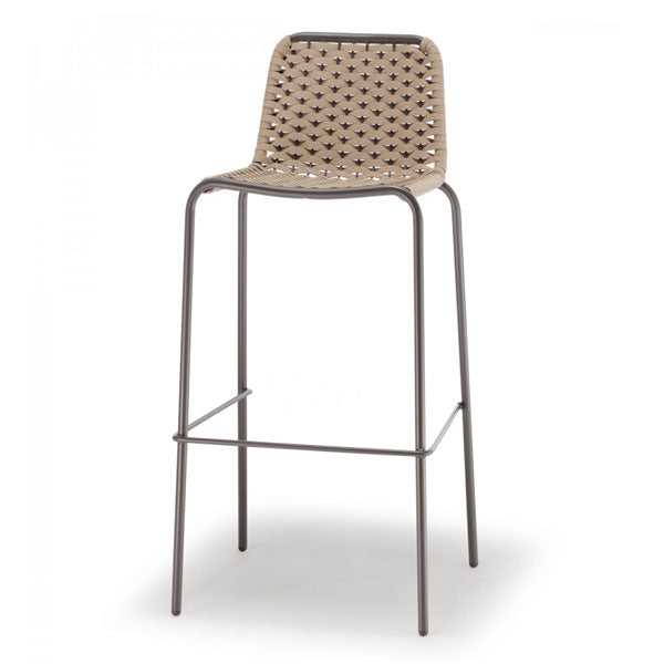 Outdoor Braided, Rope & Cord Bar Chair - Chairish