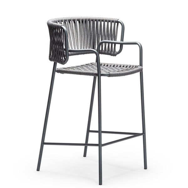 Outdoor Braided, Rope & Cord Bar Chair - Otis