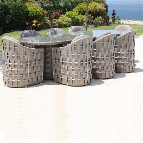 Outdoor Furniture - Dining Set - Strips