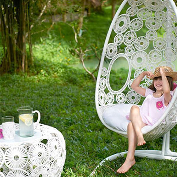 Outdoor Furniture Wicker Swing - Bloom