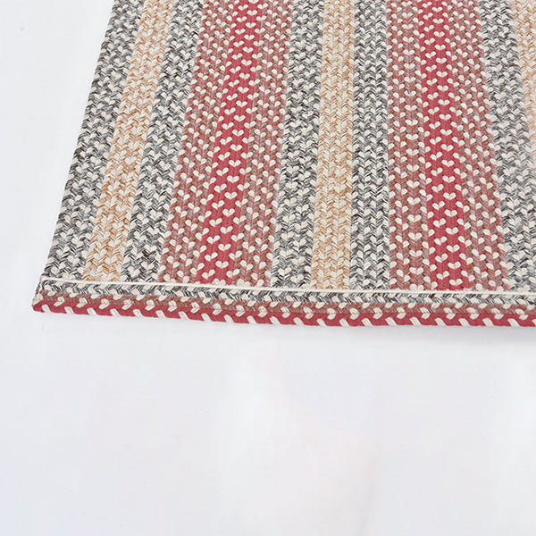 Indoor-Outdoor braided Rugs/Carpet - Rose