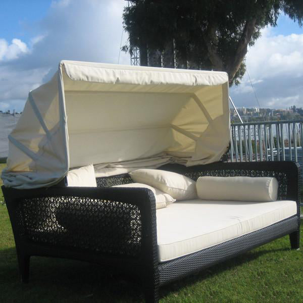 Outdoor Wicker Couch - Vintage