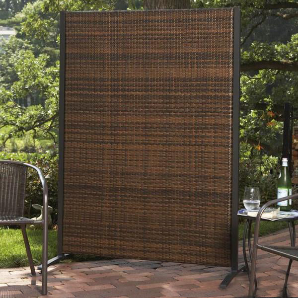 Folding Outdoor Wicker Partition