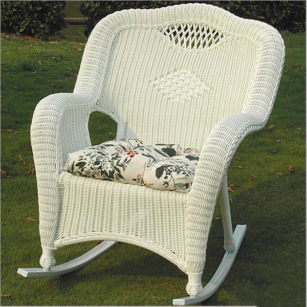 Outdoor Wicker - Rocking Chair - Olive