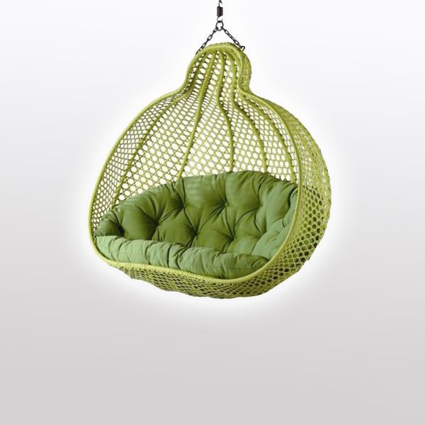 Outdoor Wicker - Swing Without Stand - Pumpkin